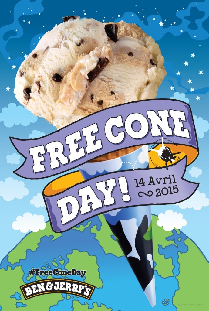 Ben & Jerry's revient le 14 avril avec le Free Cone Day