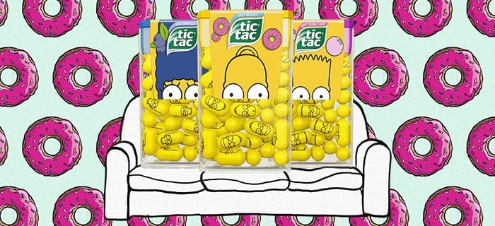 OUH PINAISE, Tic Tac lance une édition limitée… Simpson